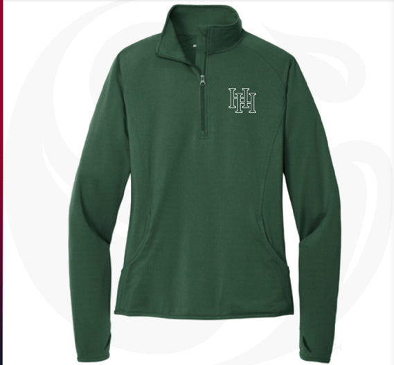 Sport-tek Green Quarter Zip