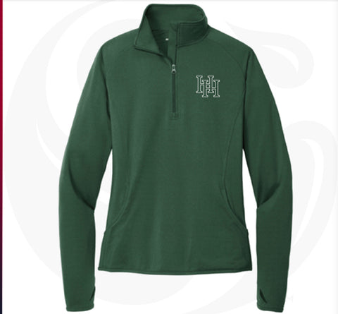 Sport-tek Green Quarter Zip