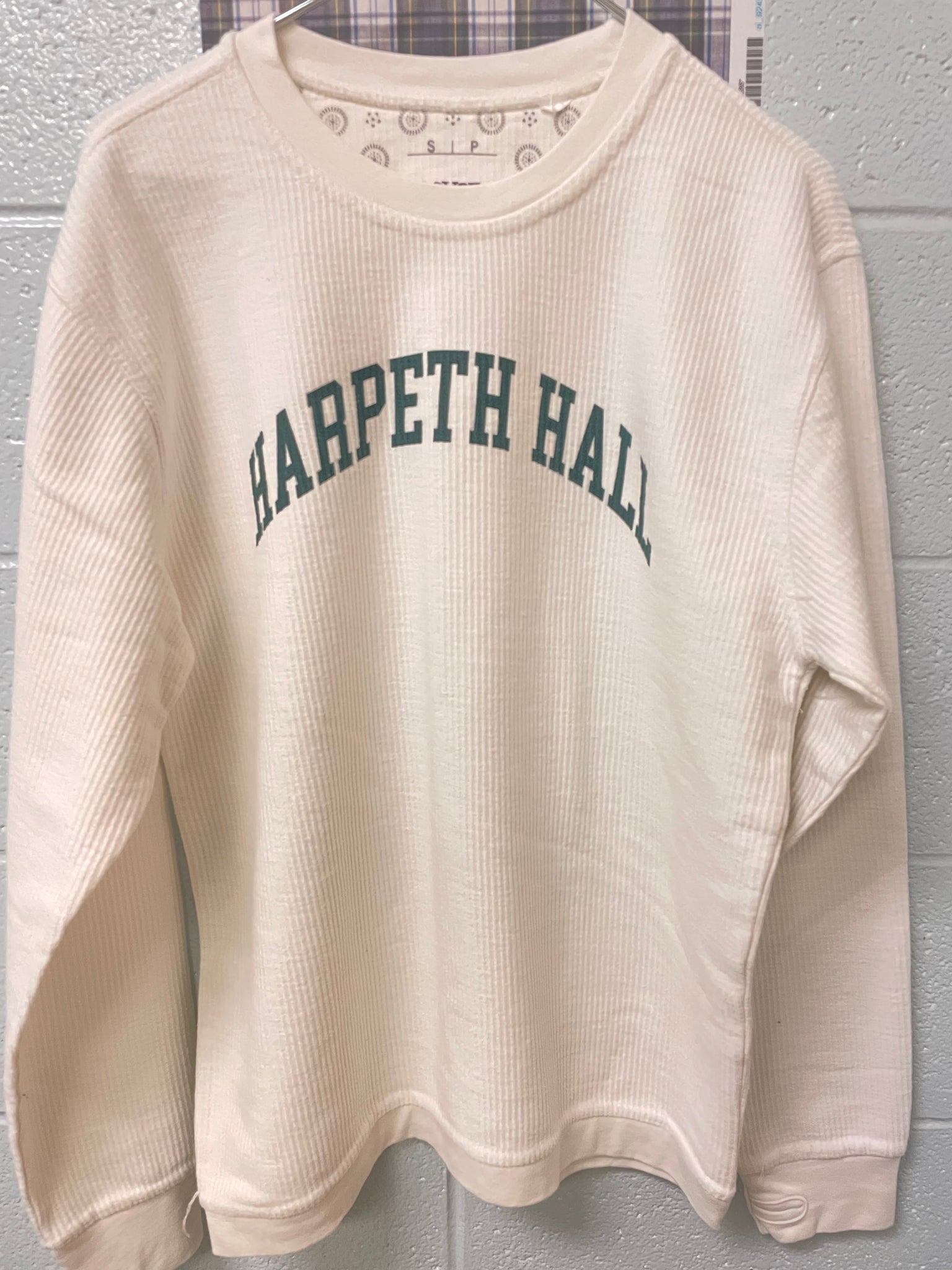 Royce White Corduroy Sweatshirt